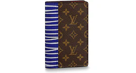 Louis Vuitton Pocket Organizer Monogram (3 Card Slot) Patchwork Brown/Blue