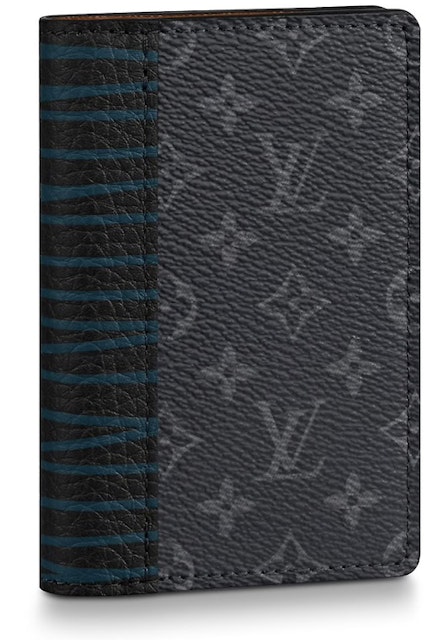 Louis Vuitton Pocket Organizer Monogram Eclipse (3 Card Slot) Patchwork  Multicolor in Coated Canvas/Cowhide Leather - GB