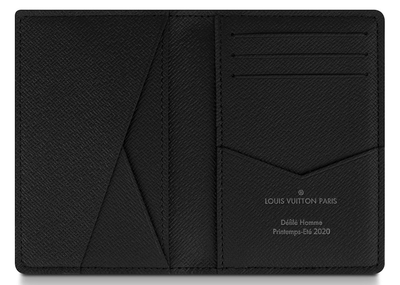 Louis Vuitton Pocket Organizer Monogram Eclipse Foliage in Coated Canvas