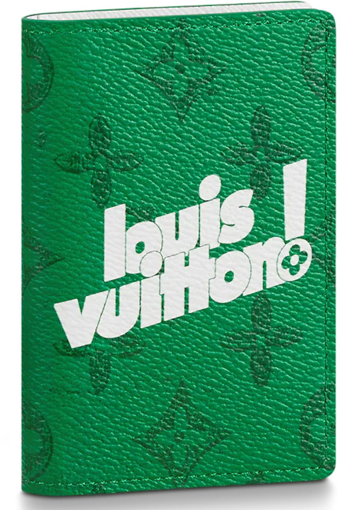 NWT Louis Vuitton Pocket Organizer Everyday LV Capsule GREEN WHITE FW21,  M80798