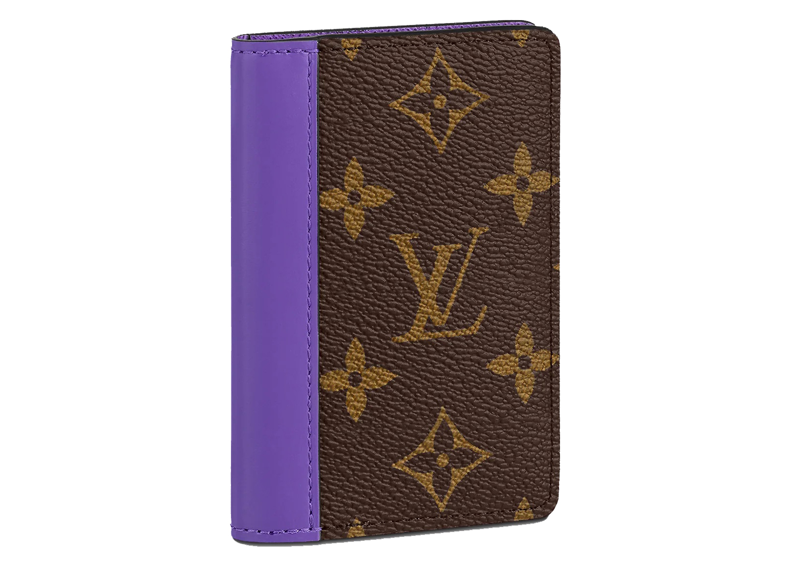 Louis Vuitton Pocket Organizer Monogram Macassar Brown/Purple in 