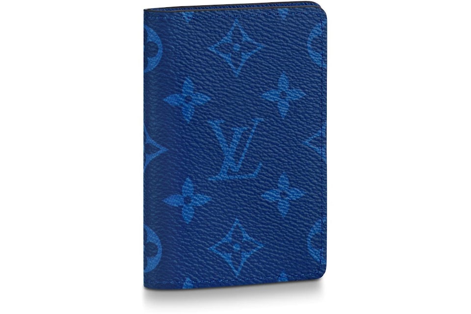 Louis Vuitton Pocket Organizer Monogram Pacific Taiga Blue in