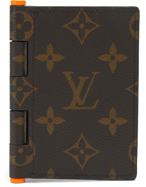Louis Vuitton Wallet Abloh Pocket Organizer Monogram Solar Ray Orange Brown