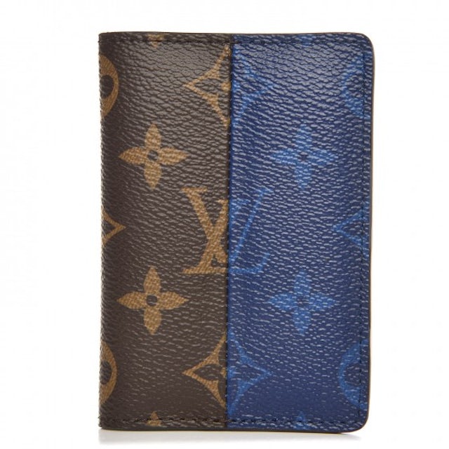 Louis Vuitton Abyss Blue Monogram Coated Canvas And Calfskin