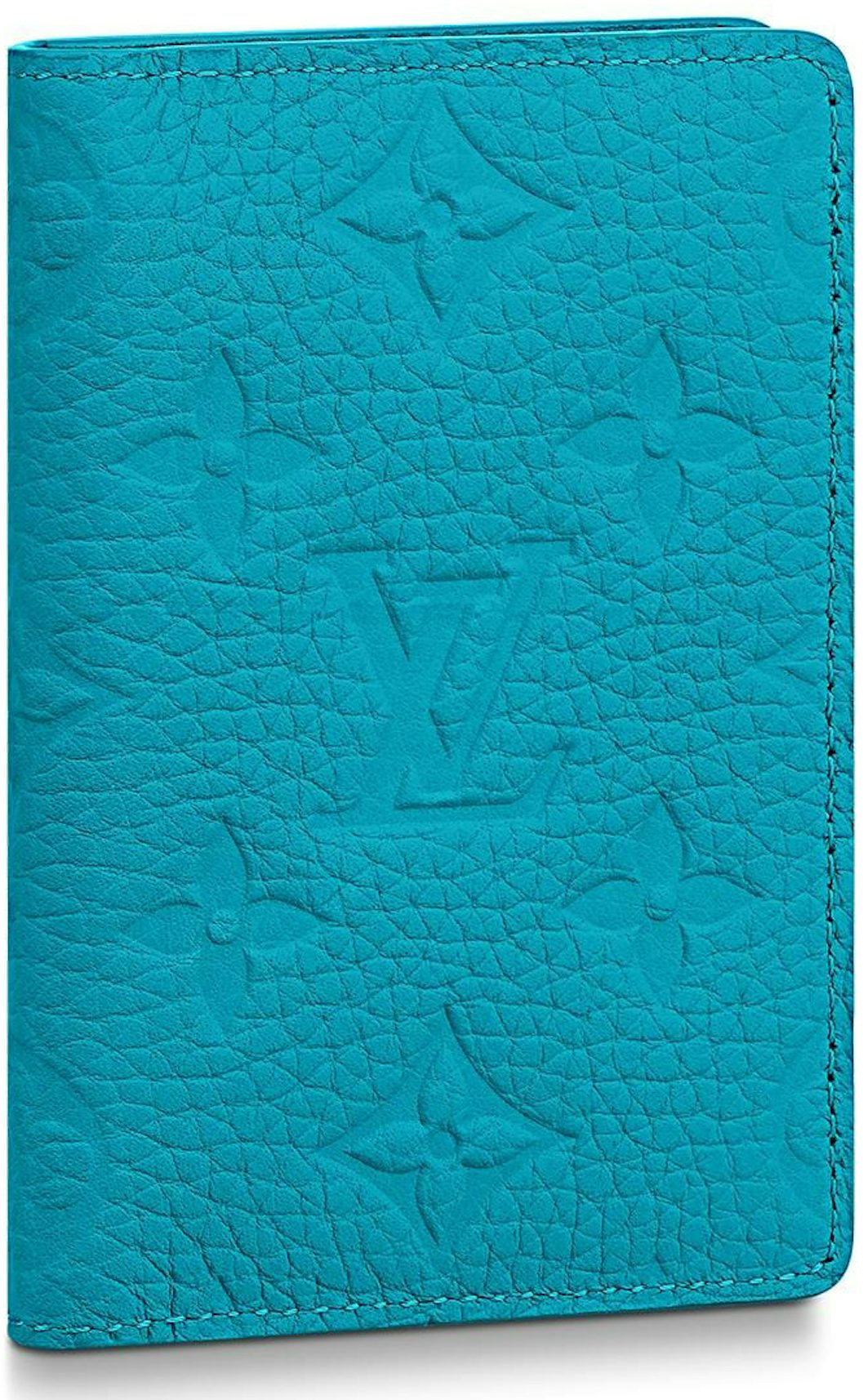 Louis Vuitton Pocket Organizer Taurillon Illusion Blue/Green in