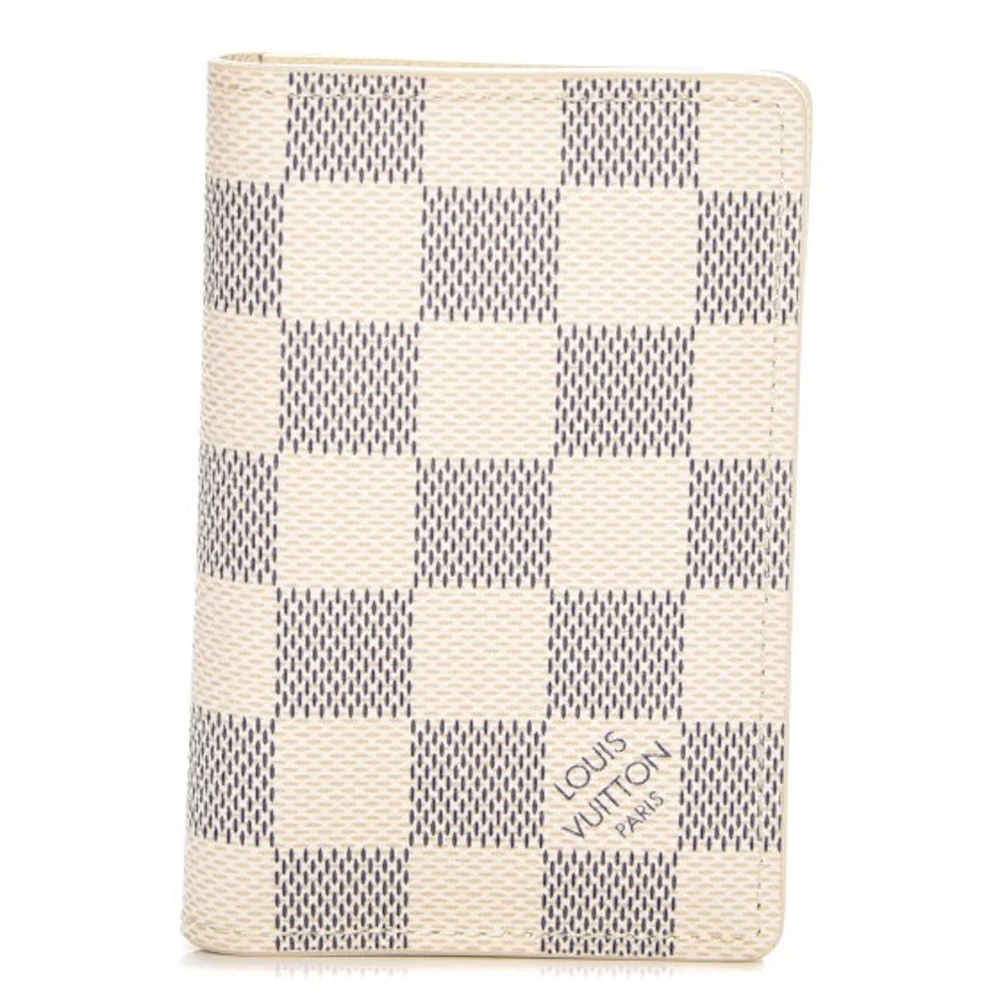 Louis Vuitton Marco Wallet Damier Azur White/Blue in Canvas - US