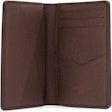 Louis Vuitton x NBA Pocket Organiser Brown Leather ref.242695