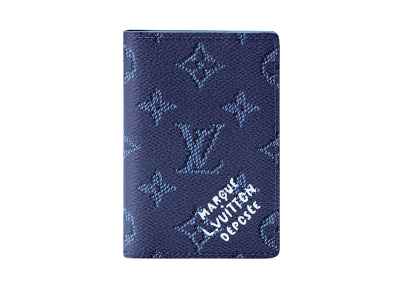 ルイヴィトン アンプリーズPM Q32M0B スクエアフェイス エピ ブルー Louis-Vuitton-Pocket-Organizer