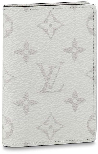Louis Vuitton Pocket Organizer Optic White in Monogram Coated