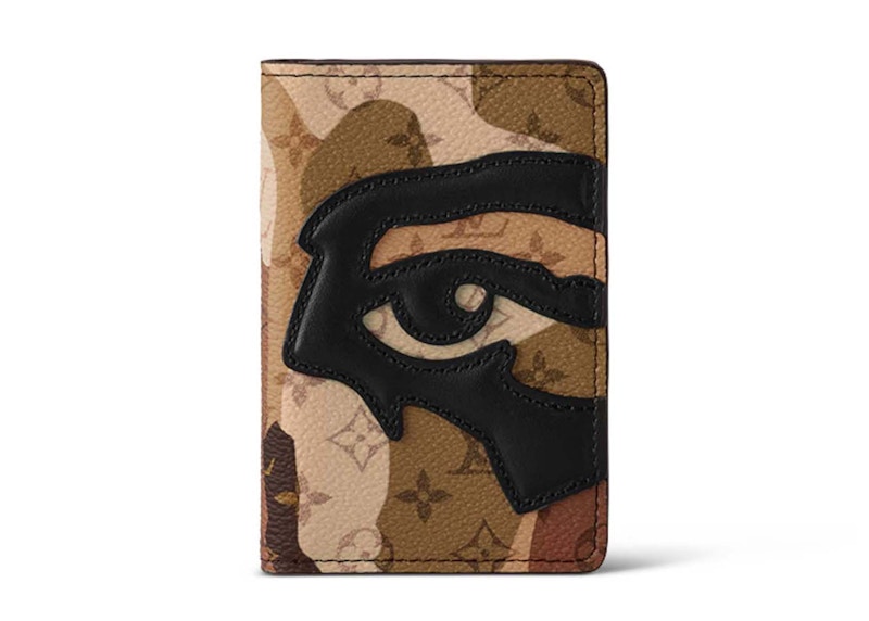 Pre-owned Louis Vuitton Men's Pocket Organizer In Tan Brown