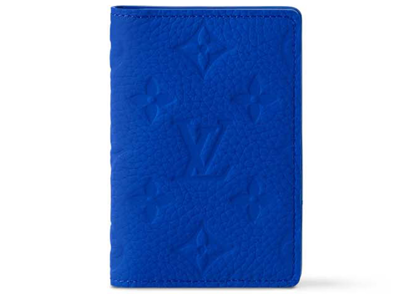 Louis Vuitton Pocket Organizer Taurillon Colormania Blue in 