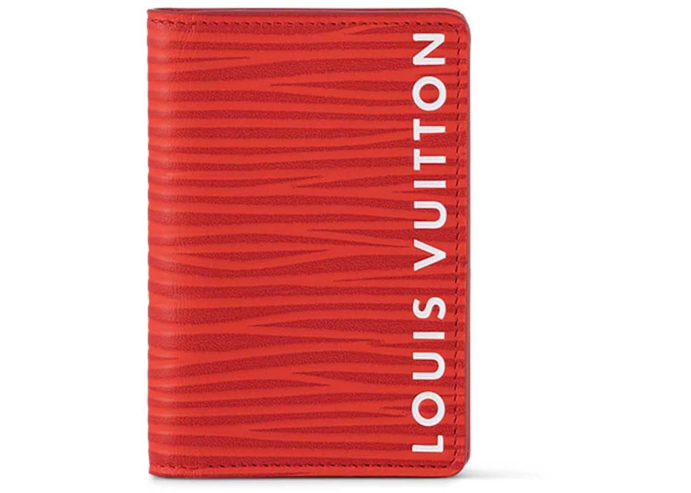 Pocket Organizer Wallet Red Supreme Louis Vuitton Wallet Louis