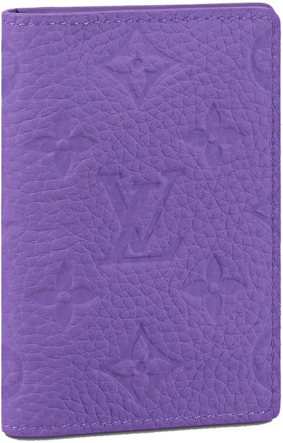 Louis Vuitton NBA Blue Taurillon Leather Monogram Logo Pocket Organizer  Wallet