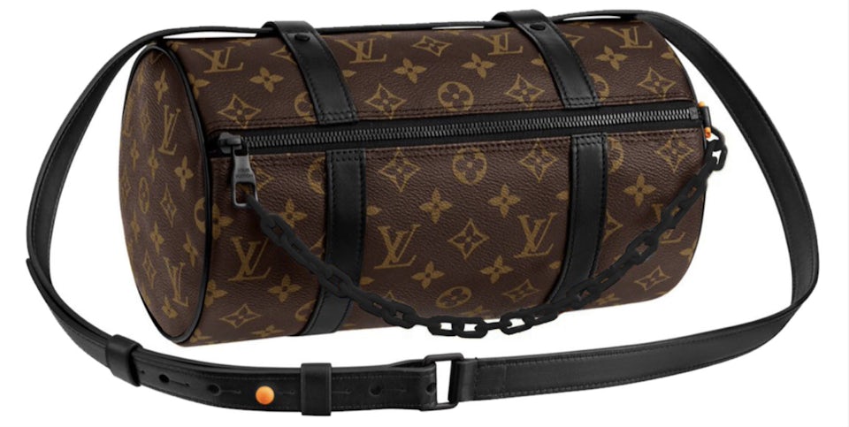 Louis Vuitton Polochon Shoulder Bag in Brown Monogram Canvas