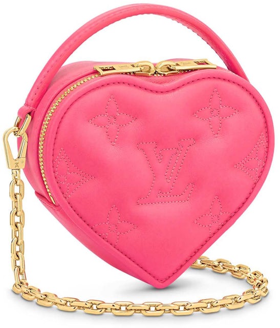 Louis Vuitton Pop My Heart Pouch Dragon Fruit Pink in Calfskin