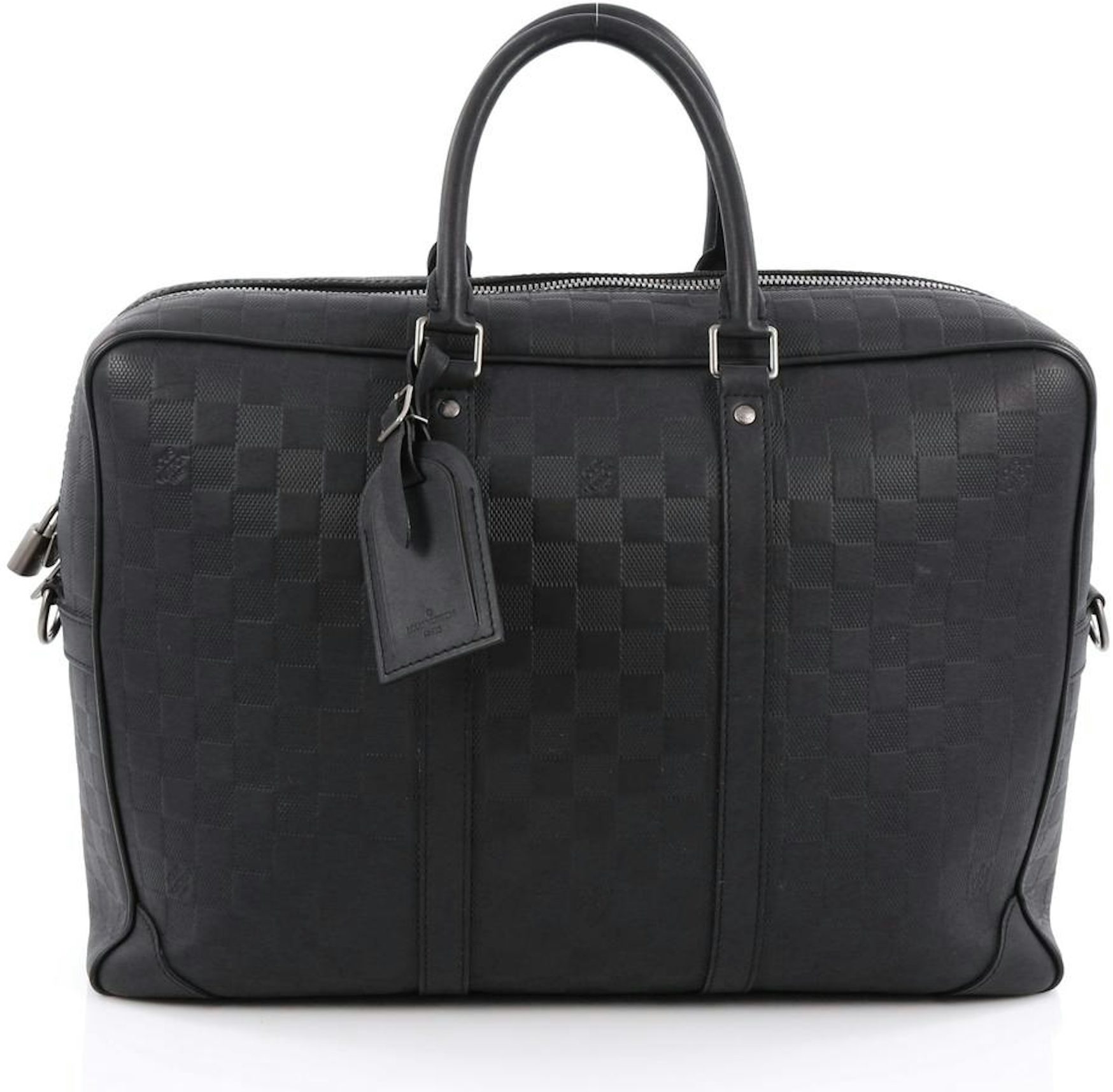 Louis Vuitton - Porte-Documents Voyage PMBriefcase - Leather - Onyx - Men - Luxury