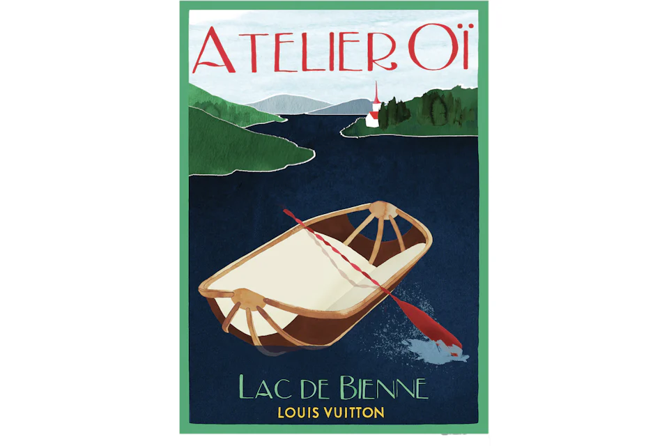 Louis Vuitton Poster Of Atelier Oi R99683 Blue/Green/Red