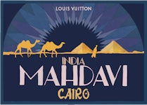 Louis Vuitton Poster Of India Mahdavi R99692 Blue
