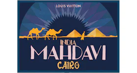 Louis Vuitton Poster Of India Mahdavi R99692 Blue