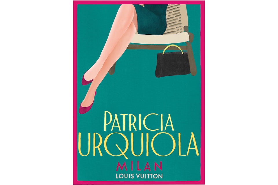 Louis Vuitton Poster Of Patrica Urquiola R98187 Multi