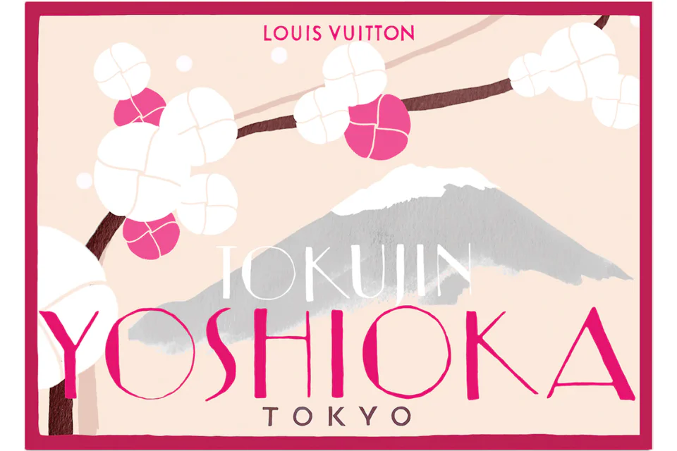 Louis Vuitton Poster Of Tokujin Yoshioka R99690 Tan/White/Pink