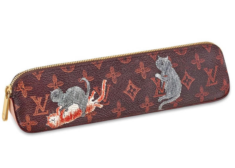 Louis Vuitton Pouch Elizabeth Monogram Catogram Brown/Orange in