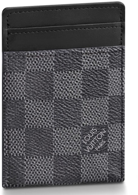 Louis Vuitton Prince Card Holder with Bill Clip Damier Graphite