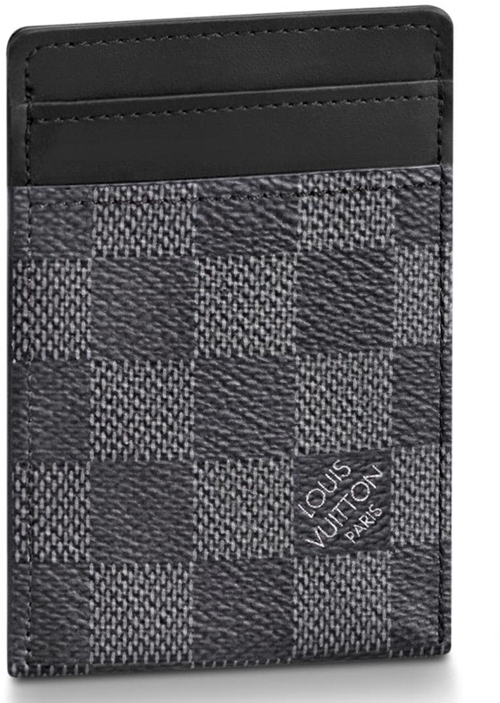 Louis Vuitton Prince Card with Bill Clip Damier Graphite Gray in Canvas with Silver-tone