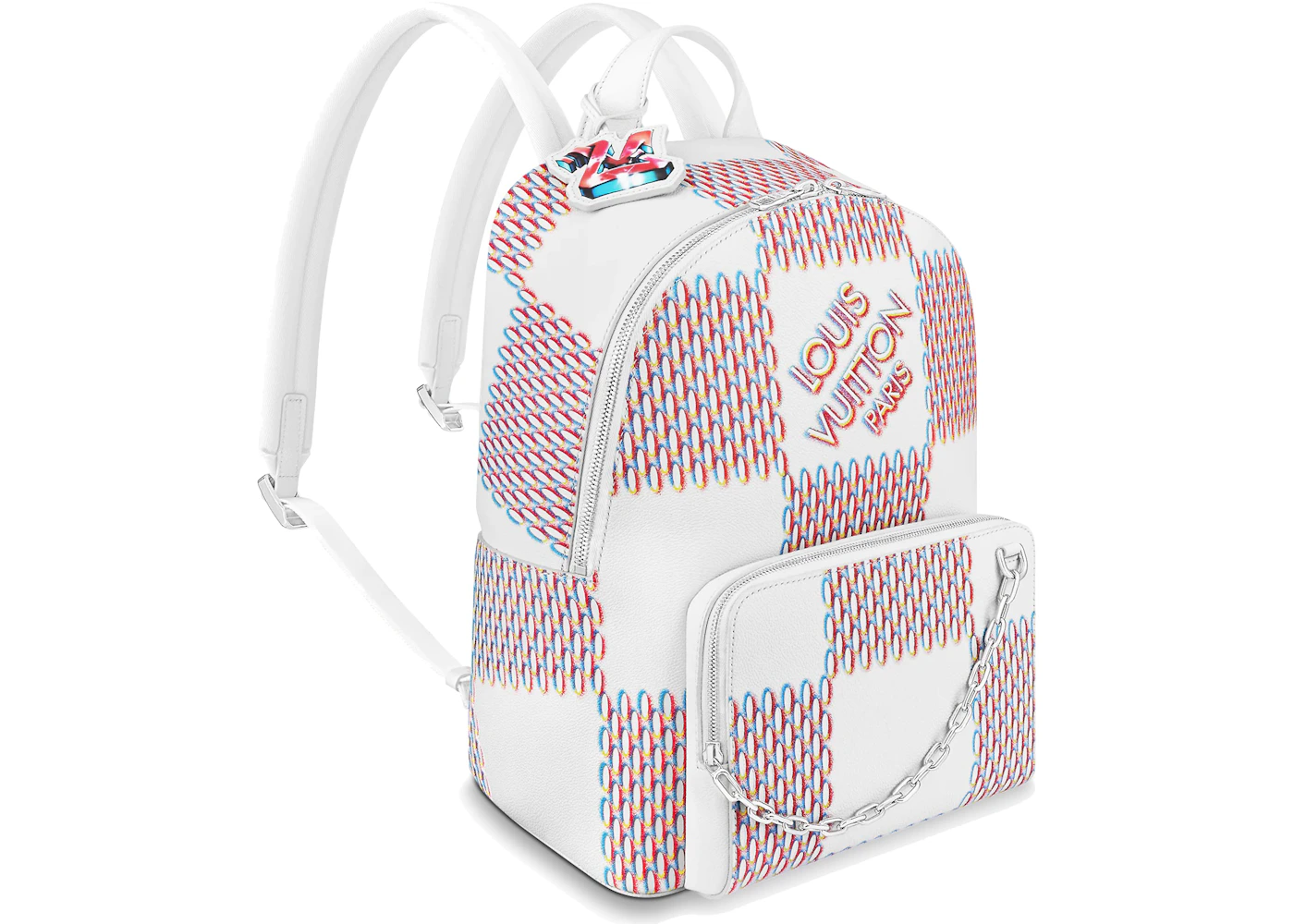 Louis vuitton white backpack Clearance