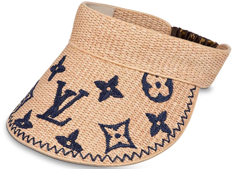 raffia visor louis vuitton