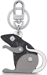 Louis Vuitton Key Holder and Bag Charm Spotlight Mini Keepall Black  Borealis in Leather with Silver-tone - US