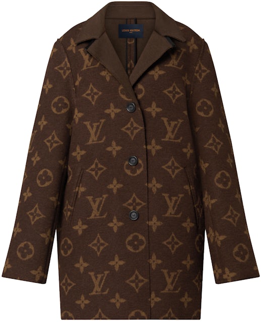 Louis Vuitton Raw Monogram Coat Havanes/Brown - FW21 - CN