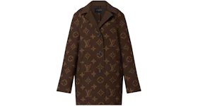 Louis Vuitton Raw Monogram Coat Havanes/Brown