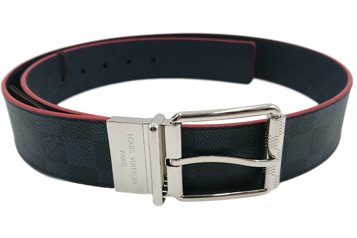 Louis Vuitton Reversible Belt Damier Cobalt/Infini America's Cup 40MM Red