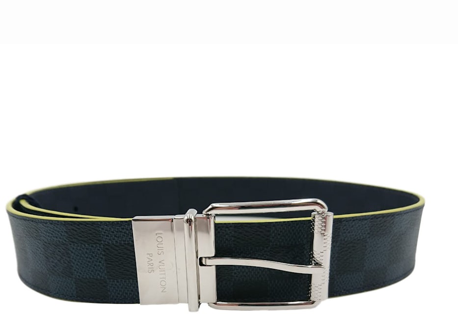 Louis Vuitton Damier Damier LV 40mm Reversible Belt, Black, 100