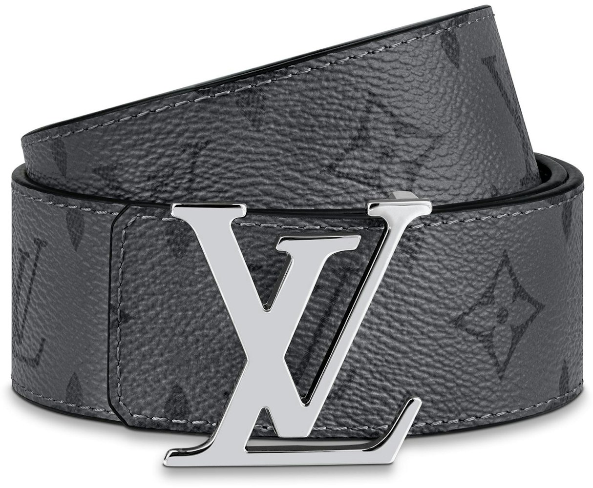 Louis Vuitton LV Initiales 40mm Reversible Belt Brown Monogram Canvas. Size 90 cm