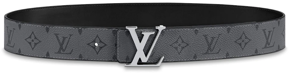 Louis Vuitton Reversible Belt Initiales Monogram Eclipse Reverse 40mm