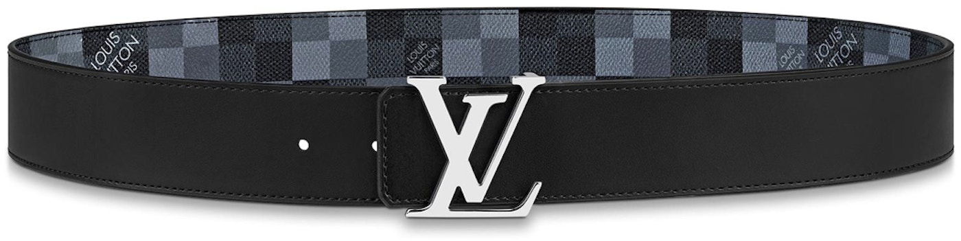 Louis Vuitton Reversible Belt LV Initiales Damier Graphite Giant 40 MM ...