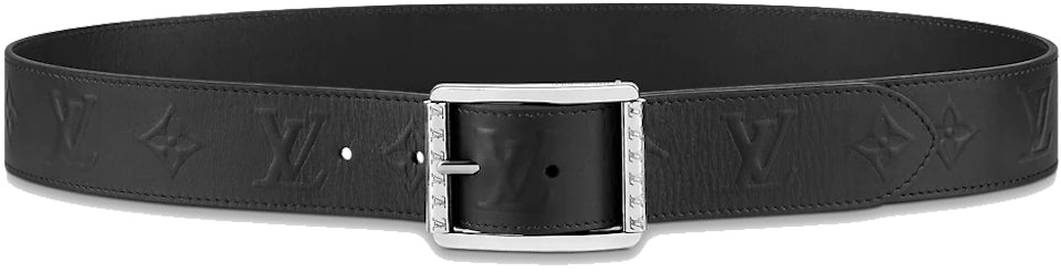 Louis Vuitton Reverso 40MM Reversible Belt Monogram Black in Leather with  Silver-tone - US