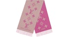 Louis Vuitton Reykjavik Scarf White Rose Pink