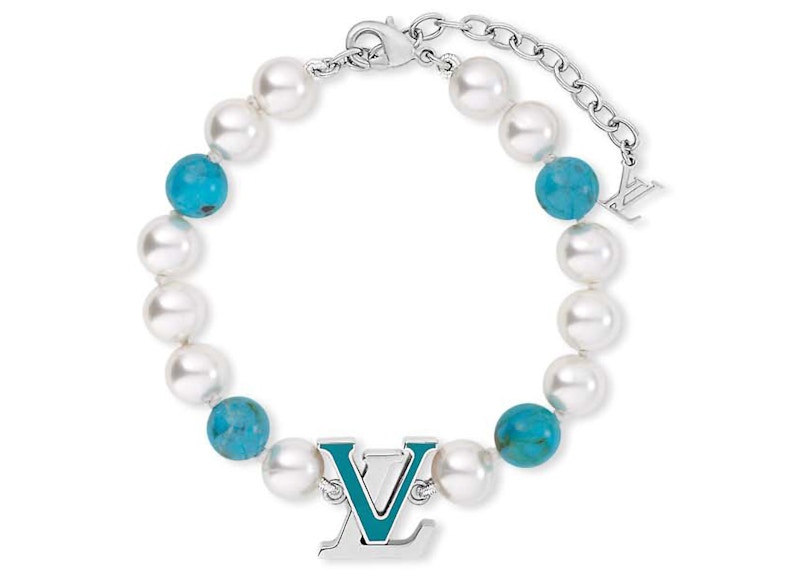 Pre-owned Louis Vuitton Men's Rodeo Bracelet In Turquoise