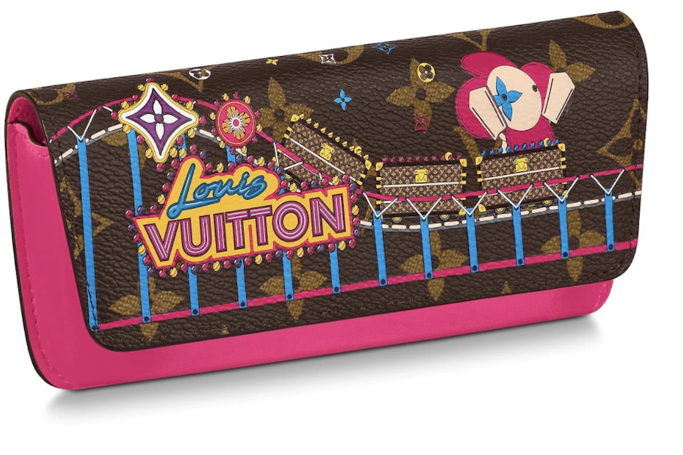 Louis Vuitton Roller Coaster Woody Glasses Case Vivienne Holiday Rose  Pivoine Pink in Coated Canvas with Gold-tone - US