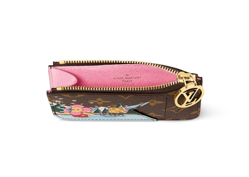 Louis Vuitton Romy Card Holder Pink in Coated Canvas with Goldtone US