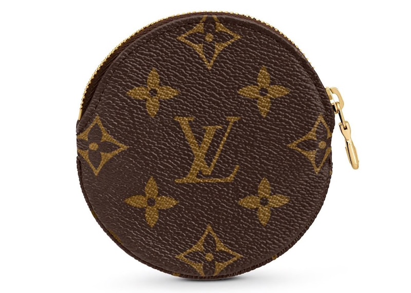 Louis Vuitton Round Coin Purse Monogram Vivienne Venice Blue Lining in