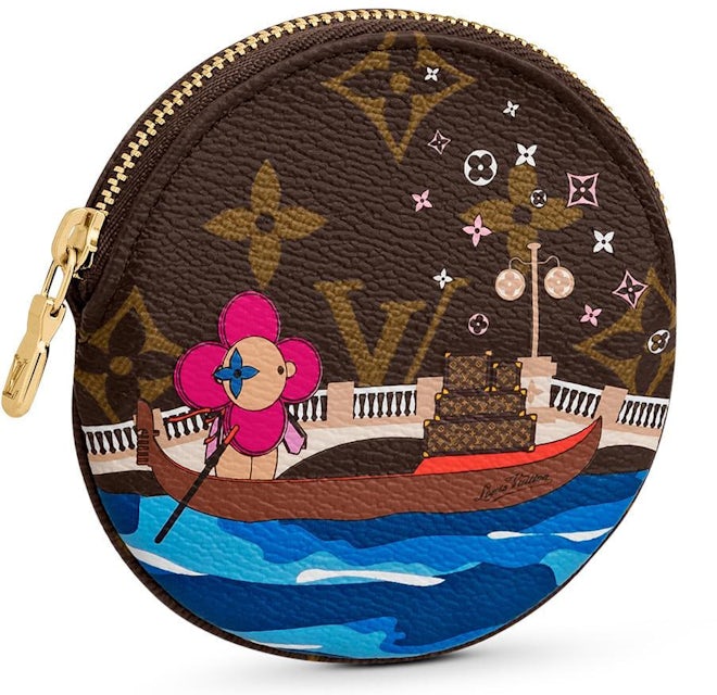 Louis Vuitton Round Coin Purse Monogram Vivienne Venice Christmas Edition