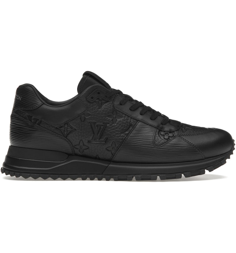 Louis Vuitton Run Away Sneaker Monogram Embossed Leather Black