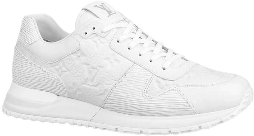 Louis Vuitton Run Away Sneaker Monogram Embossed Leather White 1A9ZK8 - ES