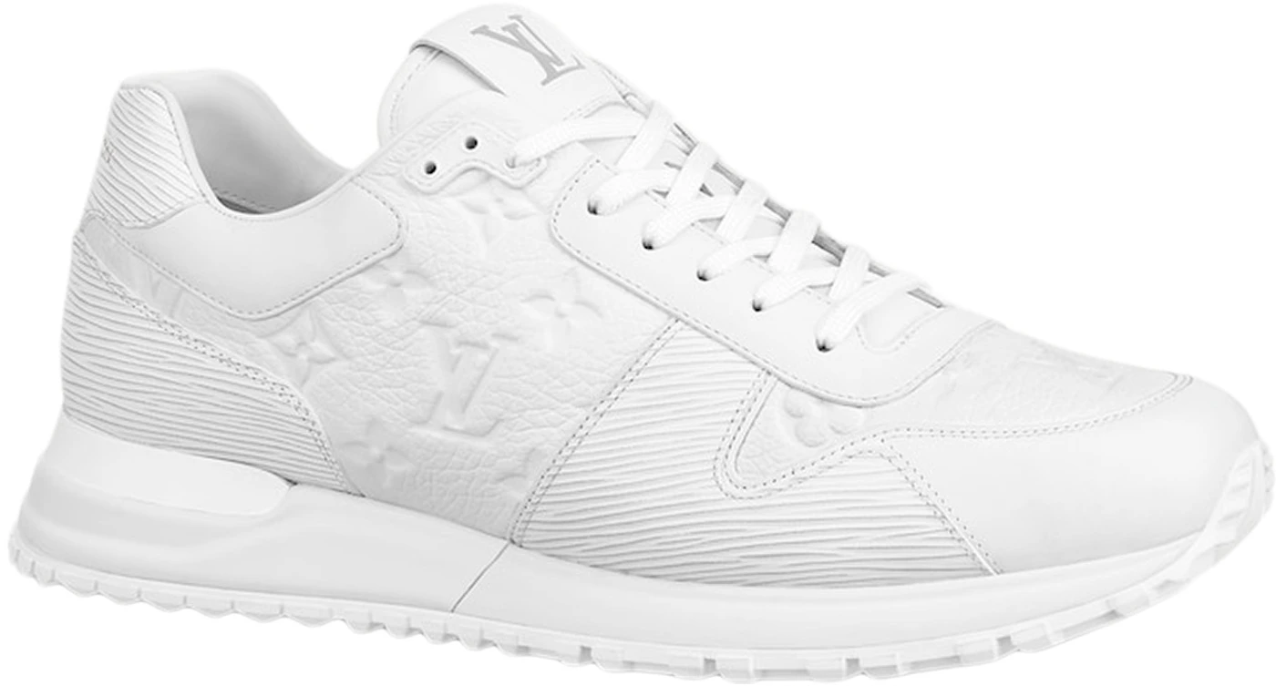 Louis Vuitton Run Away Sneaker Monogram Embossed Leather White