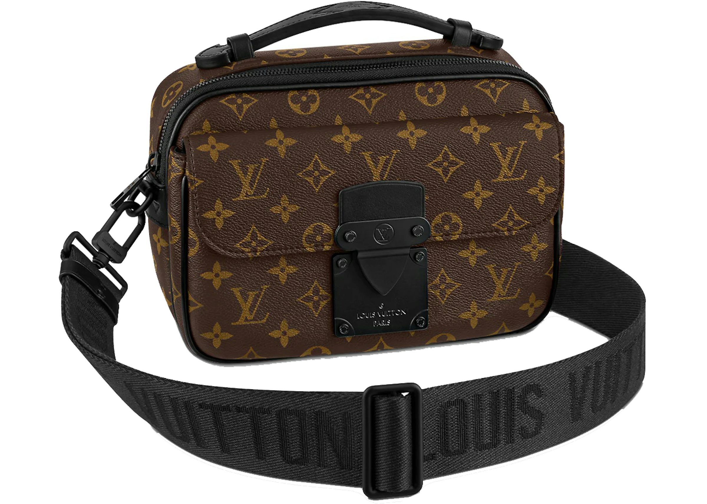 Louis Vuitton S Lock Vertical Wearable Wallet Green Shoulder Bag Monogram  Auth