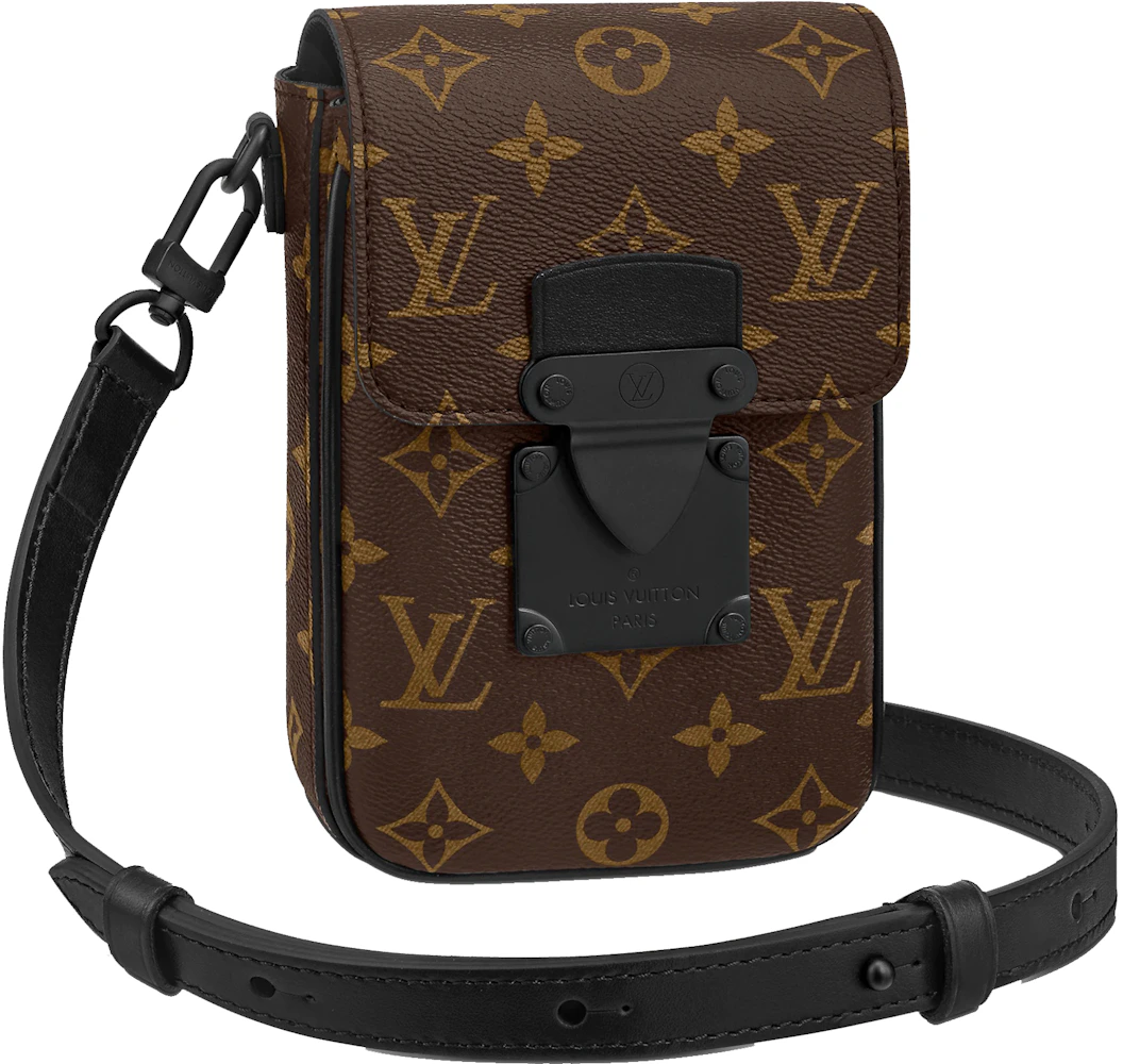 Louis Vuitton S-Lock Vertical Wearable Wallet Monogram Macassar  Brown/Purple in Coated Canvas/Cowhide Leather with Black-tone - US